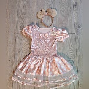 Toddler Minnie Mouse Costume Dress with Headband